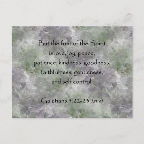 Galatians 522_23  Fruit of the Spirit Postcard