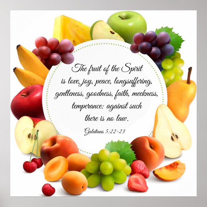 Galatians 5:22-23 Poster | Zazzle