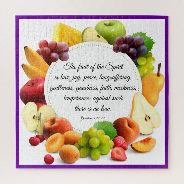 Galatians 5:22-23 Poster Jigsaw Puzzle (Vertical)