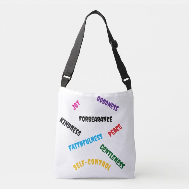 Galatians 5:22-23 Words Tote (Front)