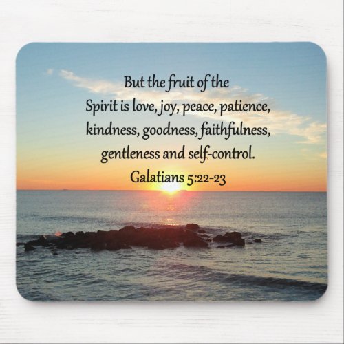 GALATIANS 5 FRUITS OF THE SPIRIT MOUSE PAD