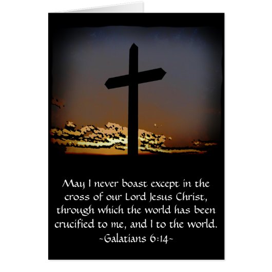 Galatians 6:14 cards (Front)