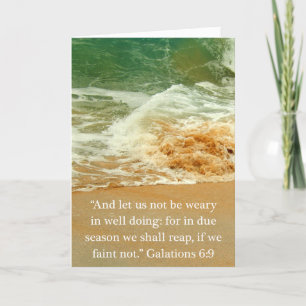 Galatians 6:9 Thank You for Everything You Do Card