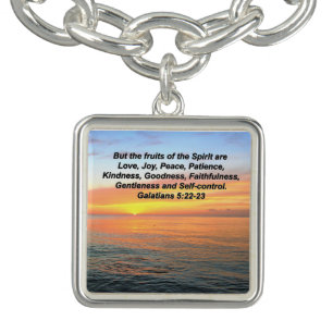 GALATIANS FRUIT OF THE SPIRIT BIBLE VERSE BRACELET