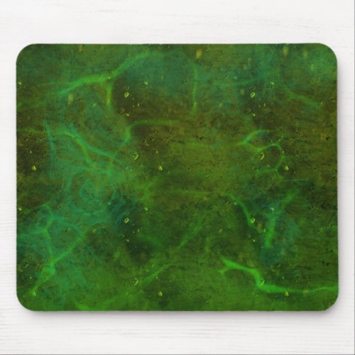 Galaxia Verde Abstract Mousepad