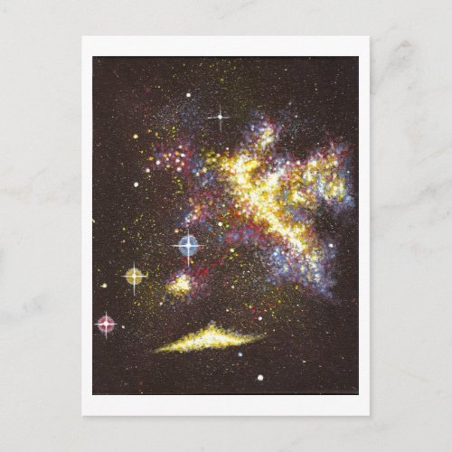 Galaxie Postcard