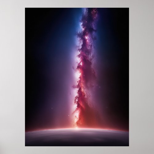 Galaxies across the sky poster