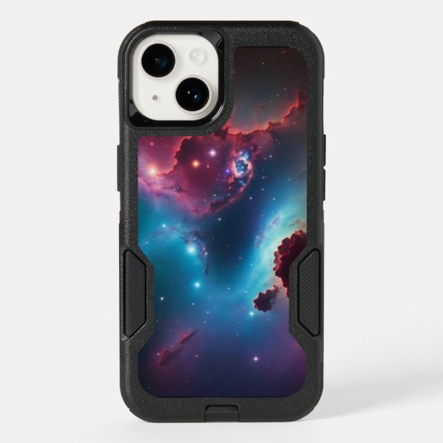 Galaxies and Nebulae - Cloudy Space Otterbox iPhone Case (Back)