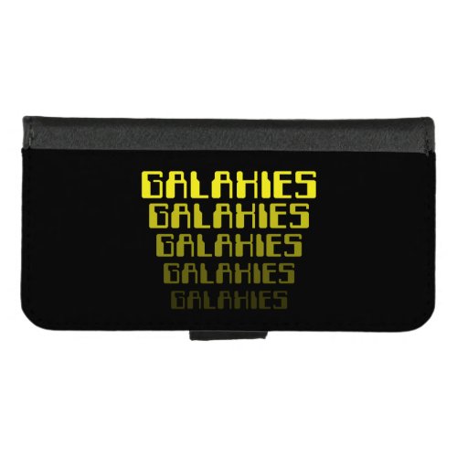 GALAXIES GALAXIES GALAXIES GALAXIES GALAXIES iPhone 87 WALLET CASE