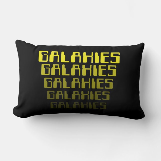 GALAXIES GALAXIES GALAXIES GALAXIES GALAXIES LUMBAR PILLOW (Front)