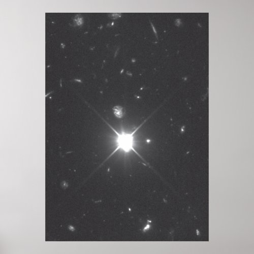 Galaxies in the Hubble Deep Field South Image Poster