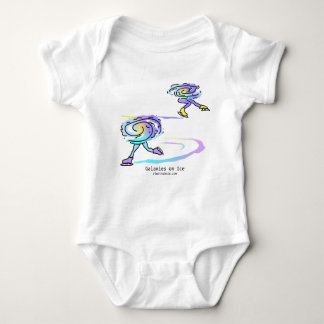 Galaxies on Ice Baby Bodysuit