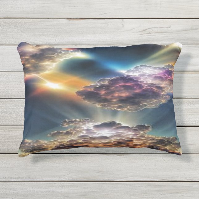 Galaxies Outdoor Accent Pillow (Front)