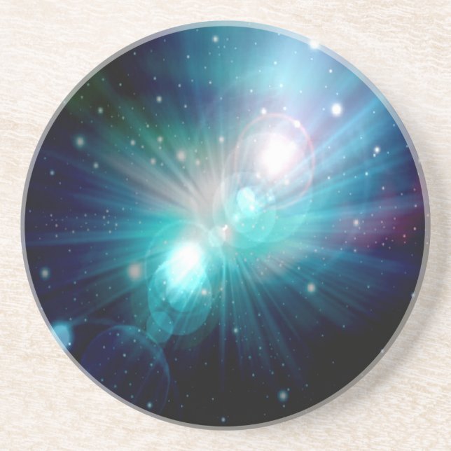 Galaxy 6 sandstone coaster (Front)