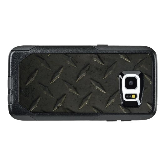 Galaxy 7 Case | FAUX Metal Texture (Back Horizontal)