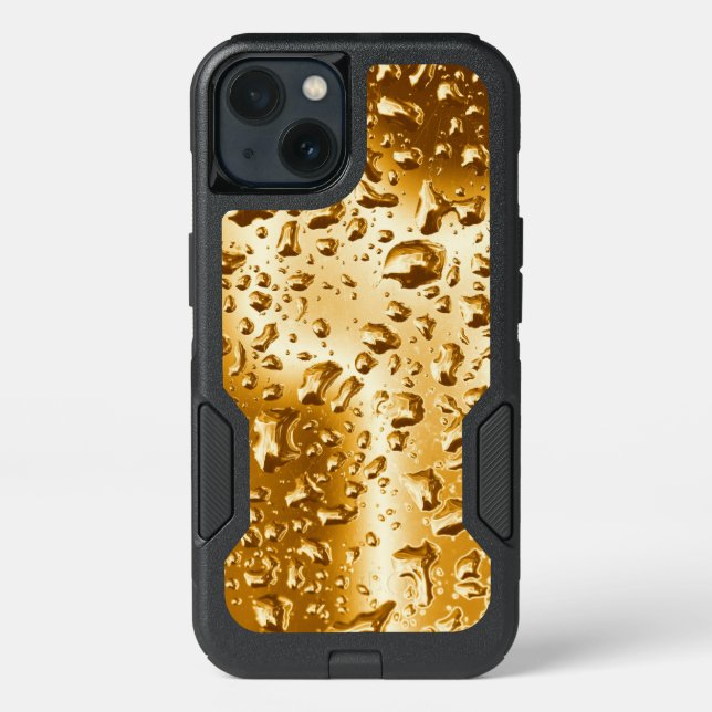Galaxy 7 Case | Water Droplets on Gold (Back)