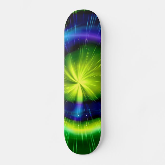 Galaxy Abstract Art 2 Skateboard Deck (Front)