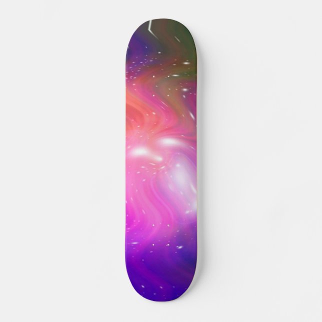 Galaxy Abstract Art 8 Skateboard Deck (Front)