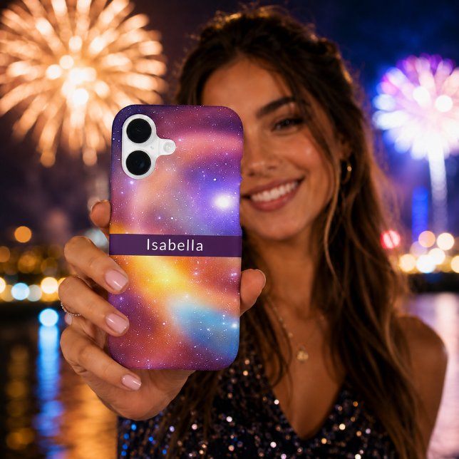 Galaxy Abstract Stars Cosmic Custom Name iPhone 17 Case-Mate iPhone Case (Galaxy Abstract Stars Cosmic Custom Name iPhone 17 Case-Mate iPhone Case)
