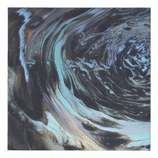 Galaxy Acrylic Pour Canvas