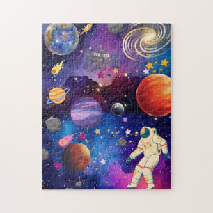 Galaxy Adventure Space Puzzle for Kids – Colorful