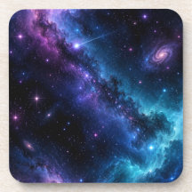 Galaxy Aesthetic Coaster | Hard plastic coaster
