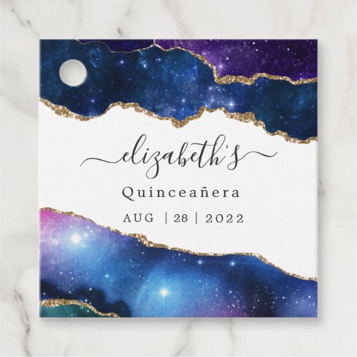 Galaxy Agate Favor Tags