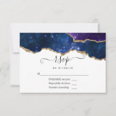 Galaxy Agate RSVP Card (Front)