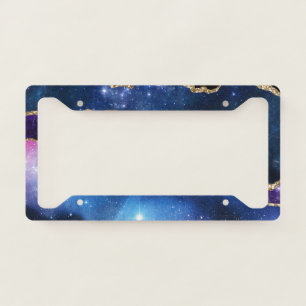 Galaxy Agate Series Design 13 License Plate Frame