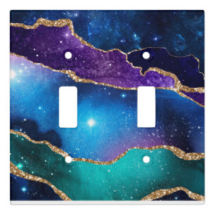 Galaxy Agate Series Design 13  Light Switch Cover