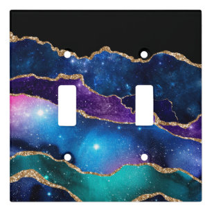 Galaxy Agate Series Design 13 Light Switch Cover