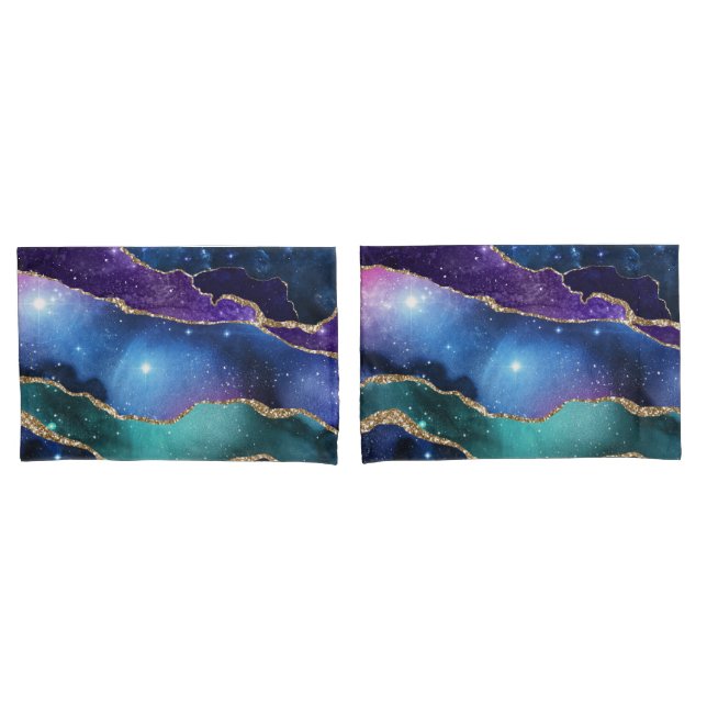 Galaxy Agate Series Design 13 Pillow Case (Front-Set)