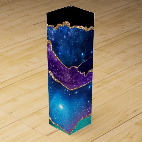 Galaxy Agate Series Design 13  Wine Box