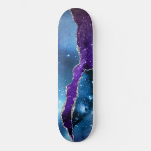Galaxy Agate Series Design 16 Skateboard