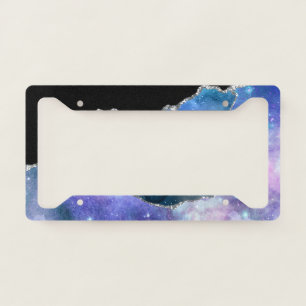 Galaxy Agate Series Design 17 License Plate Frame
