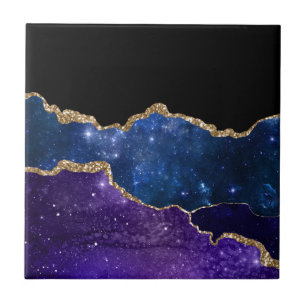 Galaxy Agate Series Design 1 Ceramic Tile