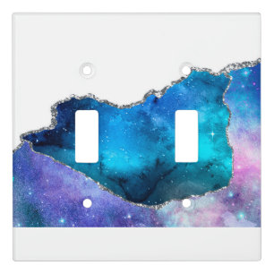 Galaxy Agate Series Design 4   Light Switch Cover