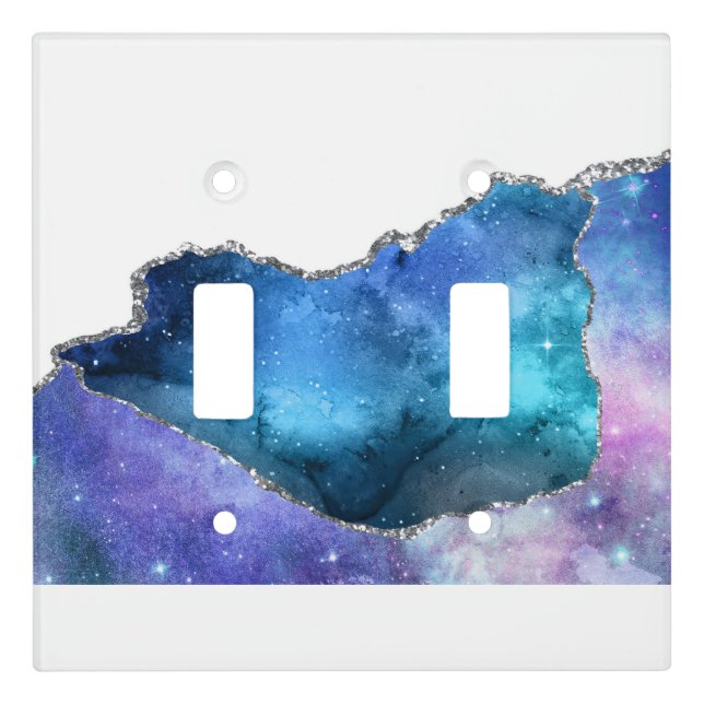 Galaxy Agate Series Design 4   Light Switch Cover (Front)