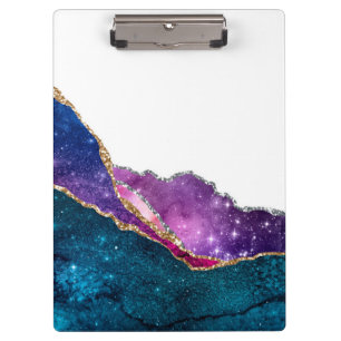 Galaxy Agate Series Design 6 Clipboard