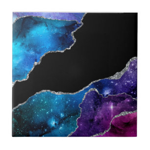 Galaxy Agate Series Design 9 Ceramic Tile