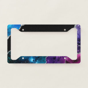 Galaxy Agate Series Design 9 License Plate Frame