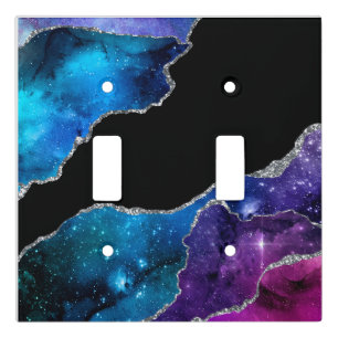 Galaxy Agate Series Design 9  Light Switch Cover