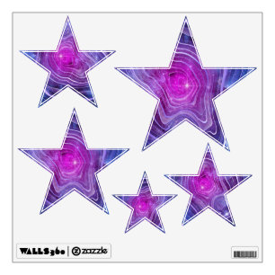 Galaxy Agate Stars Window Cling Decals