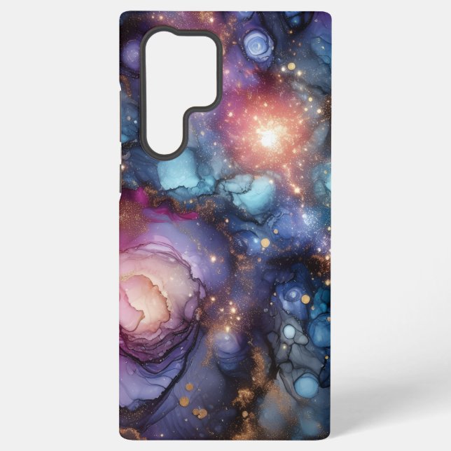 Galaxy Alcohol Ink Samsung Galaxy Case (Back)