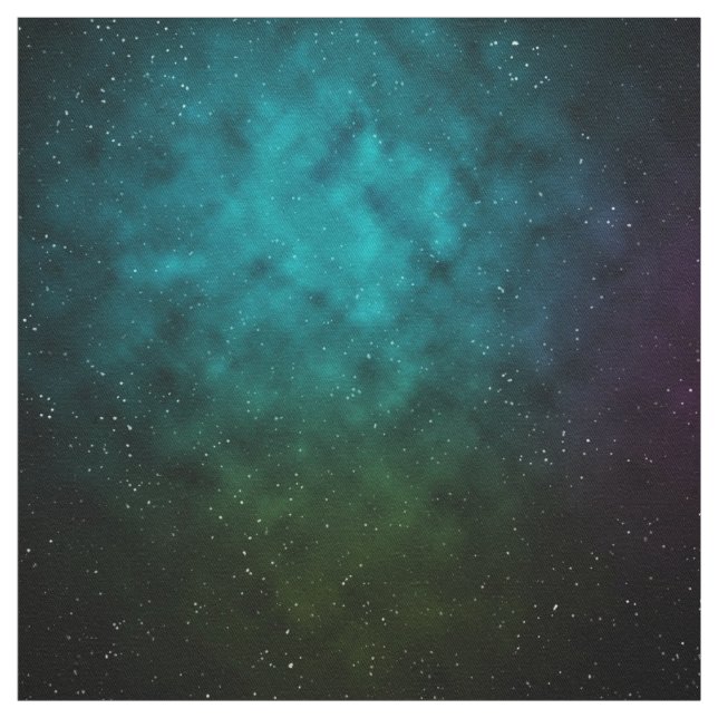 Galaxy And Space Pattern Fabric (Swatch)