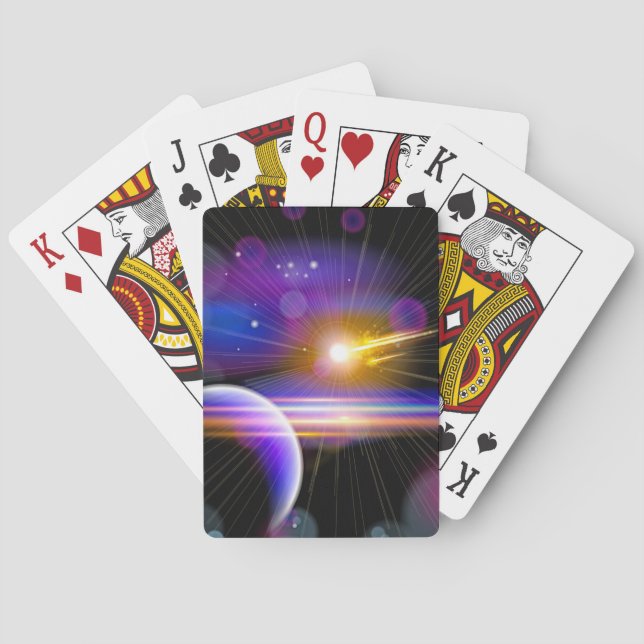 Galaxy and Stars Poker Cards (Back)