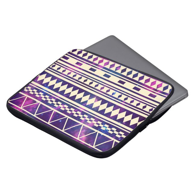 Galaxy andes aztec laptop sleeve (Front Top)