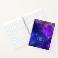 Galaxy Aries Personalized Journal - Office