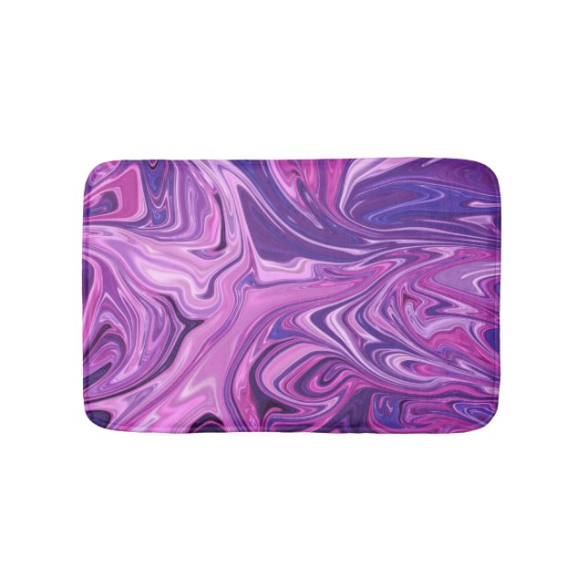 Galaxy art pattern bath mat (Front)