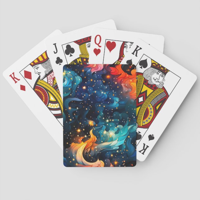 Galaxy Art Poker Cards (Back)